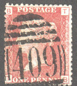 Great Britain Scott 33 Used Plate 193 - TB - Click Image to Close
